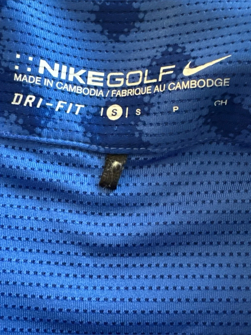 Nike Women's Royal Blue Sleeveless Polo Tank S